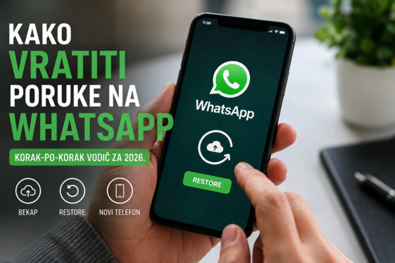 Kako vratiti poruke na WhatsApp – Korak-po-korak vodič za 2026.