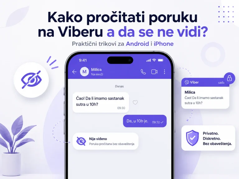 Kako Procitati poruku na Viberu a da se ne vidi