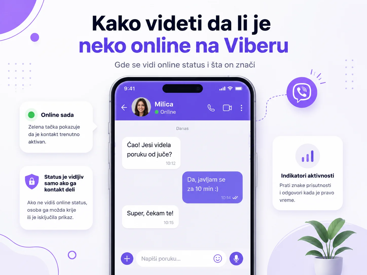 Kako videti da li je neko online na Viberu