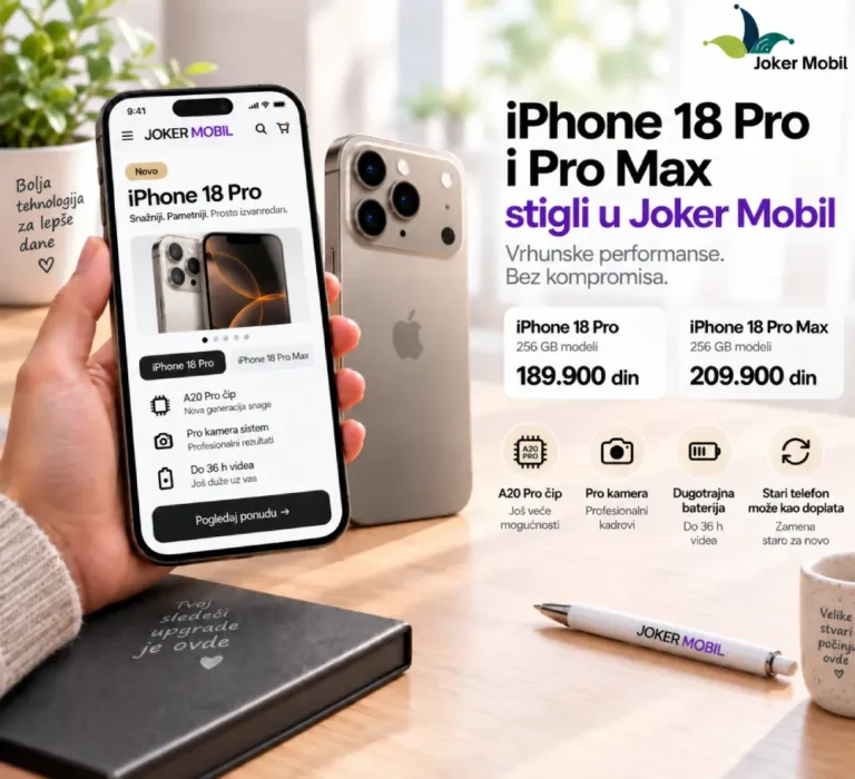 iPhone 18 Pro i 18 Pro Max dostupni u Joker Mobil-u