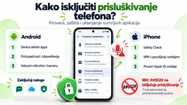 Kako islkuciti prisluskivanje telefona. Vodic u Joker Mobil-u